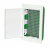 Systeme Electric City9 Box IT Корпус встраиваемый с белой дв. 3ряд/36мод 2 розетки Systeme Electric  EZ9E312P2FIT