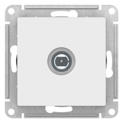 Розетка TV одиночная Schneider Electric AtlasDesign Белый Systeme Electric AtlasDesign ATN000193