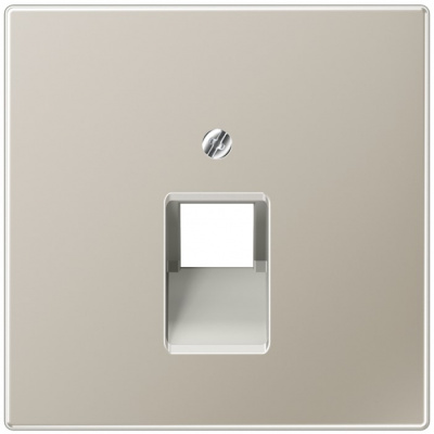 Накладка 1-ой наклонной телефонной/комп розетки Jung Cталь Jung LS серия ES2969-1UA