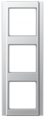 Рамка 3-постовая Jung A 500 Алюминий Jung A серия A583AL