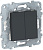 Переключатель 2-клавишный перекрестный 2 x сх.7 10 AX 250В Schneider Electric Unica New Антрацит