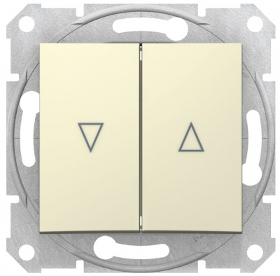 Выключатель жалюзийный с электрической блокировкой 10A Schneider Electric Sedna Бежевый Schneider Electric Sedna SDN1300147