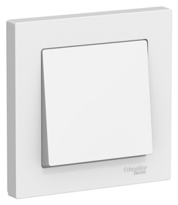 SE AtlasDesign Выключатель 1-клавишный Лотос сх.1 10АХ в сборе Systeme Electric AtlasDesign ATN001312