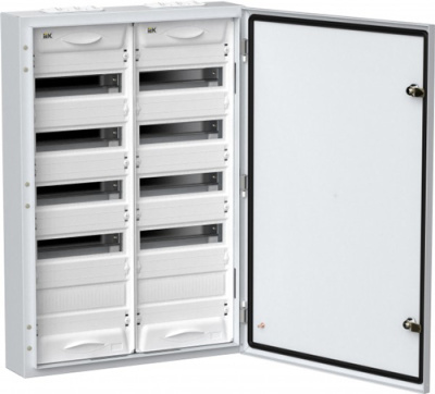 TITAN 5 Корпус металлический ЩРн-120 (2х60) 835х570х140 IP54 бел IEK IEK TITAN 5 TI5-50-N-2X060-54