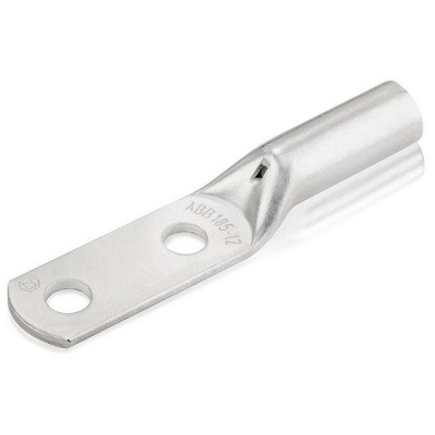 Наконечник каб. Spec-Kon, прямой удлин. хвостовик, 2 отверстия, медь лужен. серый, 300x12мм, 300M12-2LB ABB ABB  7TCA302480R0007