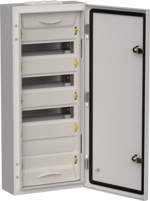 TITAN 5 Корпус металлический ЩРн-48 (1х48) 710х310х140 IP54 сер IEK IEK TITAN 5 TI5-50-N-048-54-7035