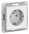 SE AtlasDesign Розетка с заземлением Лотос 16А механизм Systeme Electric AtlasDesign ATN001343