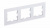 Рамка 3-постовая матовое стекло Schneider Electric AtlasDesign Nature Белый Systeme Electric AtlasDesign Nature ATN330103