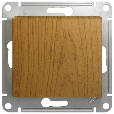 Выключатель кнопочный 10A (схема 1) Systeme Electric Glossa Дуб Systeme Electric Glossa GSL000515
