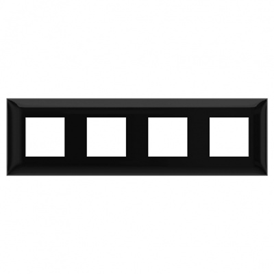 Рамка ARTLEBEDEV, "Avanti", "Черный квадрат", 8 модулей DKC DKC Avanti 4402908DKC