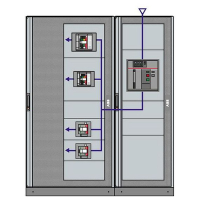 Угловой элемент цоколя 100мм / PPAM0100 ABB System pro E power ABB E power 1STQ007048A0000