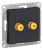 Аудиорозетка двухместная Schneider Electric AtlasDesign Карбон Systeme Electric AtlasDesign ATN001087