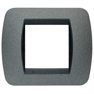 Накладка на 2 модуля, Графит Bticino Bticino  L4802GF