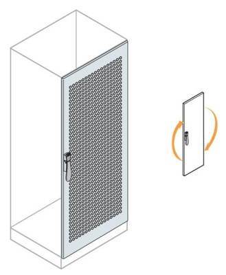 Дверь с перфорацией для серверных шкафов 1800x800мм ABB IS2 ABB IS2 EC1882