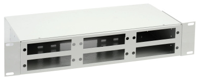 2U Оптический распределительный кросс до 48 портов (без планок, под 8п-6шт) ITK ITK  FOBX48-2U-000