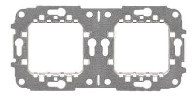 Суппорт стальной без монтажных лапок 2 поста 2+2 мод ABB NIE Zenit N2272.9 ABB Zenit 2CLA227290N1001