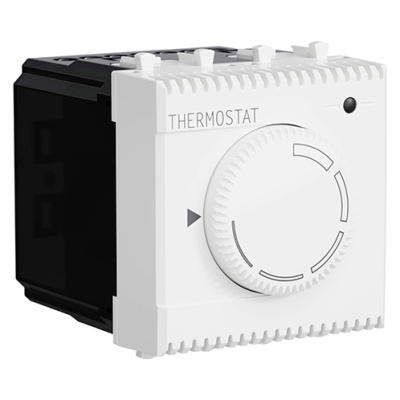 Термостат модульный для теплых полов, "Avanti", "Белое облако", 2 модуля DKC DKC Avanti 4400162DKC