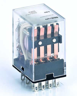 Реле промежуточное 4 конт. с LED инд. 3А 12В DC DEKraft ПР-102 DEKraft ПР-102 23802DEK