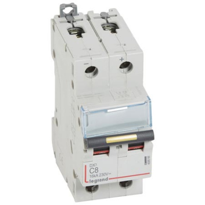 Автоматический выключатель 2P 8A C 10kA Legrand DX3 Legrand DX3 409566