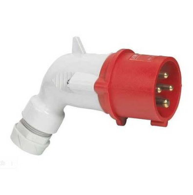 Вилка моб.угл. 16А 3К+Н+З 380В IP44 Legrand Legrand  056458