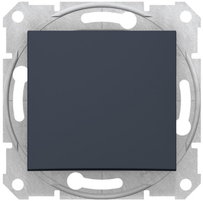 Переключатель перекрестный 1-клавишный 10A Schneider Electric Sedna Графит Schneider Electric Sedna SDN0500170