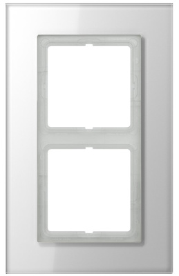 Рамка 2-постовая Jung LS plus Белый Jung LS серия LSP982GLWW
