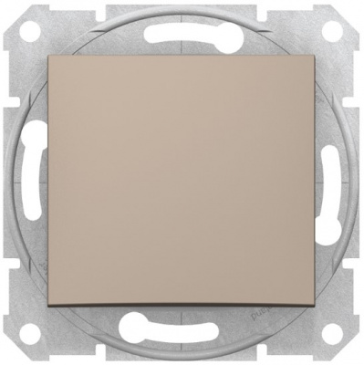 Переключатель 1-клавишный 10A Schneider Electric Sedna Титан Schneider Electric Sedna SDN0400168