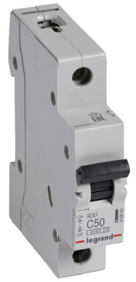 Автоматический выключатель 1P 50A C 4,5kA Legrand RX3 Legrand RX3 419669