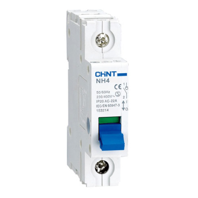 Выключатель нагрузки NH4 1P 63A CHINT CHINT NH4 398038CHINT
