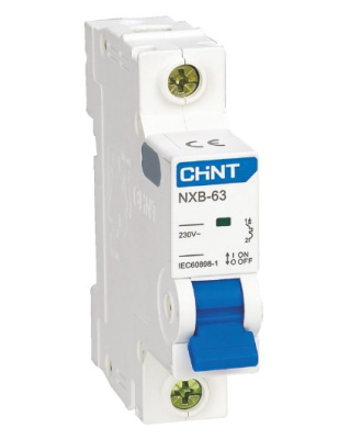 Автоматический выключатель NXB-63 1P 1A 6кА (D) CHINT CHINT  814021CHINT