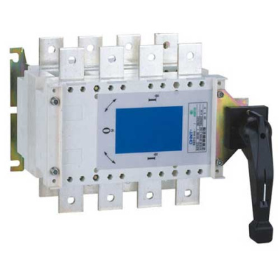 Перекидной рубильник NH40-1600/3CSW ,3P ,1600А, 3 положения I-0-II  , выносная рукоятка управления  CHINT  CHINT  393397CHINT