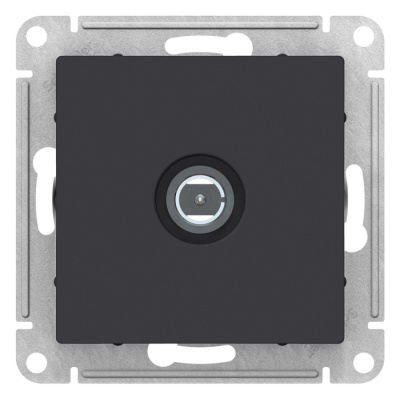 Розетка TV одиночная Schneider Electric AtlasDesign Карбон Systeme Electric AtlasDesign ATN001093