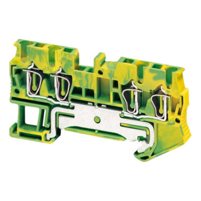 Schneider Electric Клеммник пруж заземл 2,5мм2 4тчк Schneider Electric  NSYTRR24PE