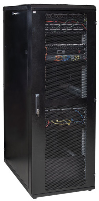 Шкаф серверный 19" 42U 800х1000мм перф.двери черный место 3 ITK ITK LINEA S LS05-42U81-PP-3