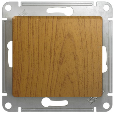 Переключатель 1-клавишный 10A (схема 6) Systeme Electric Glossa Дуб Systeme Electric Glossa GSL000561