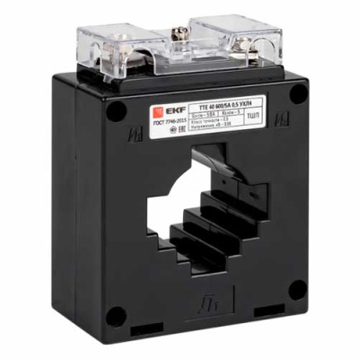 Трансформатор тока ТТЕ-40-400/5А класс точности 0,5S EKF PROxima EKF  tte-40-400-0.5S