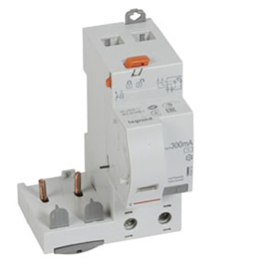 Дифференциальный блок DX3 - тип AC - 300 мА - 2П - 230 В~ - 63 А - 2 модуля Legrand Legrand  410414