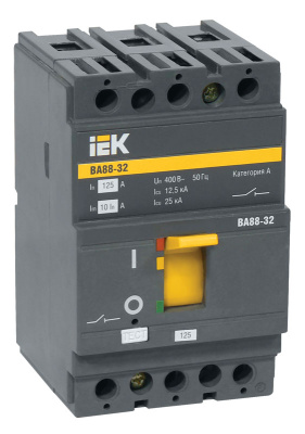 Автоматический выключатель 3P 25 A  25kA IEK ВА88-32 IEK ВА88-32 SVA10-3-0025-R
