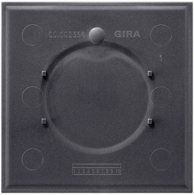 Основание 1-местное для установочных рамок под указательные таблички Gira Event Черный Gira Event 108300Gira