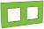 Рамка 2-постовая Schneider Electric Unica Quadro Natura Bio/ Киви