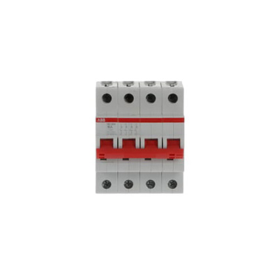 Рубильник модульный 4P 16A с красной ручкой ABB SD204 ABB  2CDD284101R0016