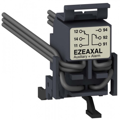 Контакт дополнительный комбинированный AX+AL 2НО/2НЗ Schneider Electric EasyPact EZC/EZCV250 Schneider Electric EasyPact EZC EZEAXAL