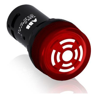 Зуммер CB1-613R с пульсирующим сигналом, с подсветкой, красный, 230 В AC ABB ABB  1SFA619600R6131