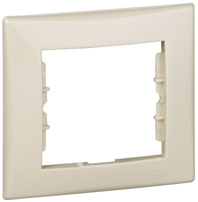 Рамка 1-постовая Schneider Electric Sedna Бежевый Schneider Electric Sedna SDN5800147