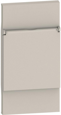 Песочный Лицевая панель с крышкой для розеток 2К+З немецкого стандарта 2 мод Bticino LivingNow Bticino Living now KM04P