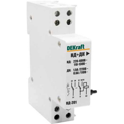 Расцепитель независимый c доп. контактом 220В DEKraft DEKraft  18026DEK