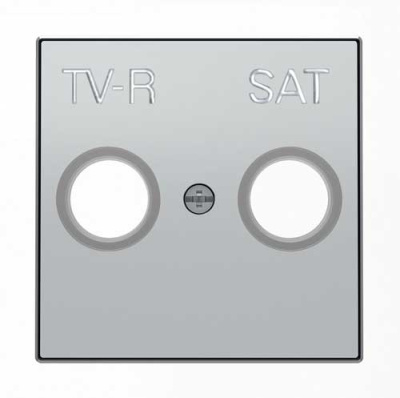 Накладка розетки TV-R/SAT ABB NIE Sky Серебристый алюминий 8550.1 PL ABB Sky 2CLA855010A1301