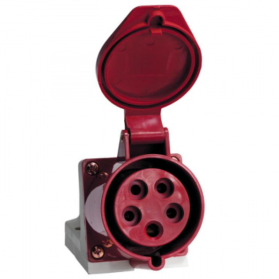 Розетка стационарная наружная 125 3P+PE+N 32A 380В IP44 EKF PROxima EKF  ps-125-32-380