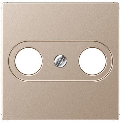 Накладка TV-FM розетки Jung Шампань Jung A серия A561PLTVCH