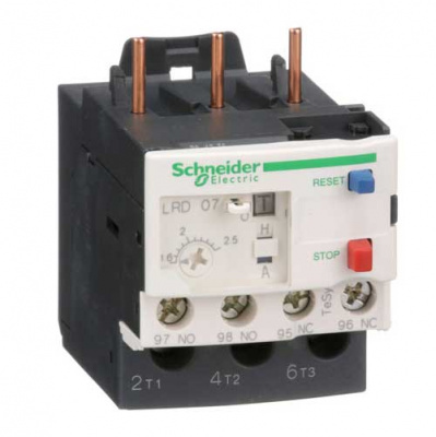 Реле тепловое 1,6-2,5A КЛАСС10 с зажимом под винт Schneider Electric Schneider Electric  LRD07